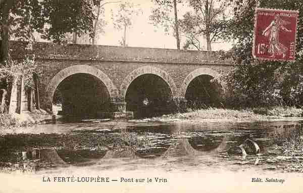 La Fert-Loupire - Pont sur le Vrin (1930)