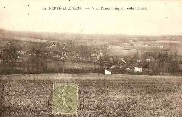 La Fert-Loupire - Vue panoramique, ct Ouest (1926)
