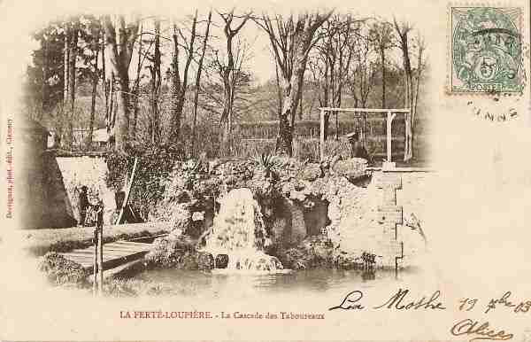La Fert-Loupire - La cascade des Taboureaux (1903)