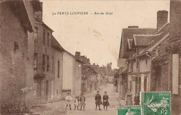 La Fert-Loupire - Rue du Haut (1923)