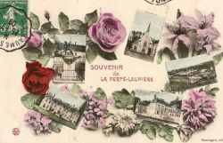 Carte fantaisie - Souvenir de La Fert-Loupire (1909)