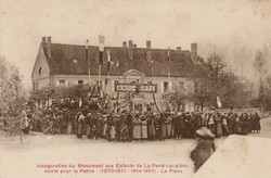 Inauguration du Monument aux Enfants de
La Fert-Loupire morts pour la Patrie
(1870-1871 1914-1918)