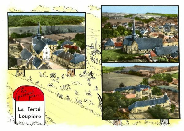 La Fert-Loupire - Carte postale multivues