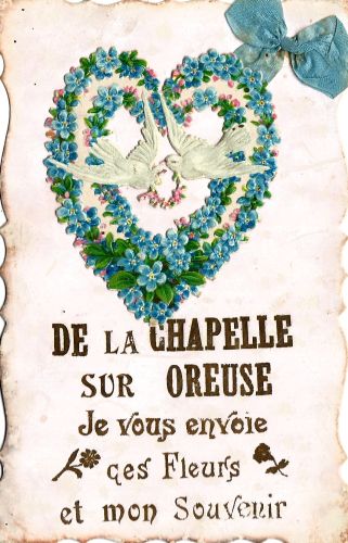De La Chapelle-sur-Oreuse
je vous envoie ces fleurs et mon souvenir